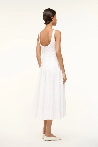 Wells Dress in White