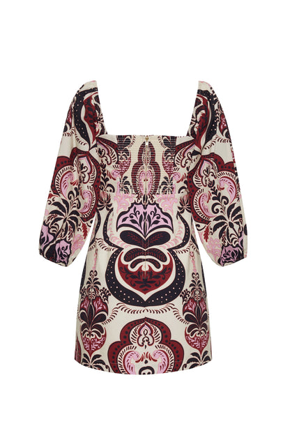 Montauk Dress in Palm Pavillion