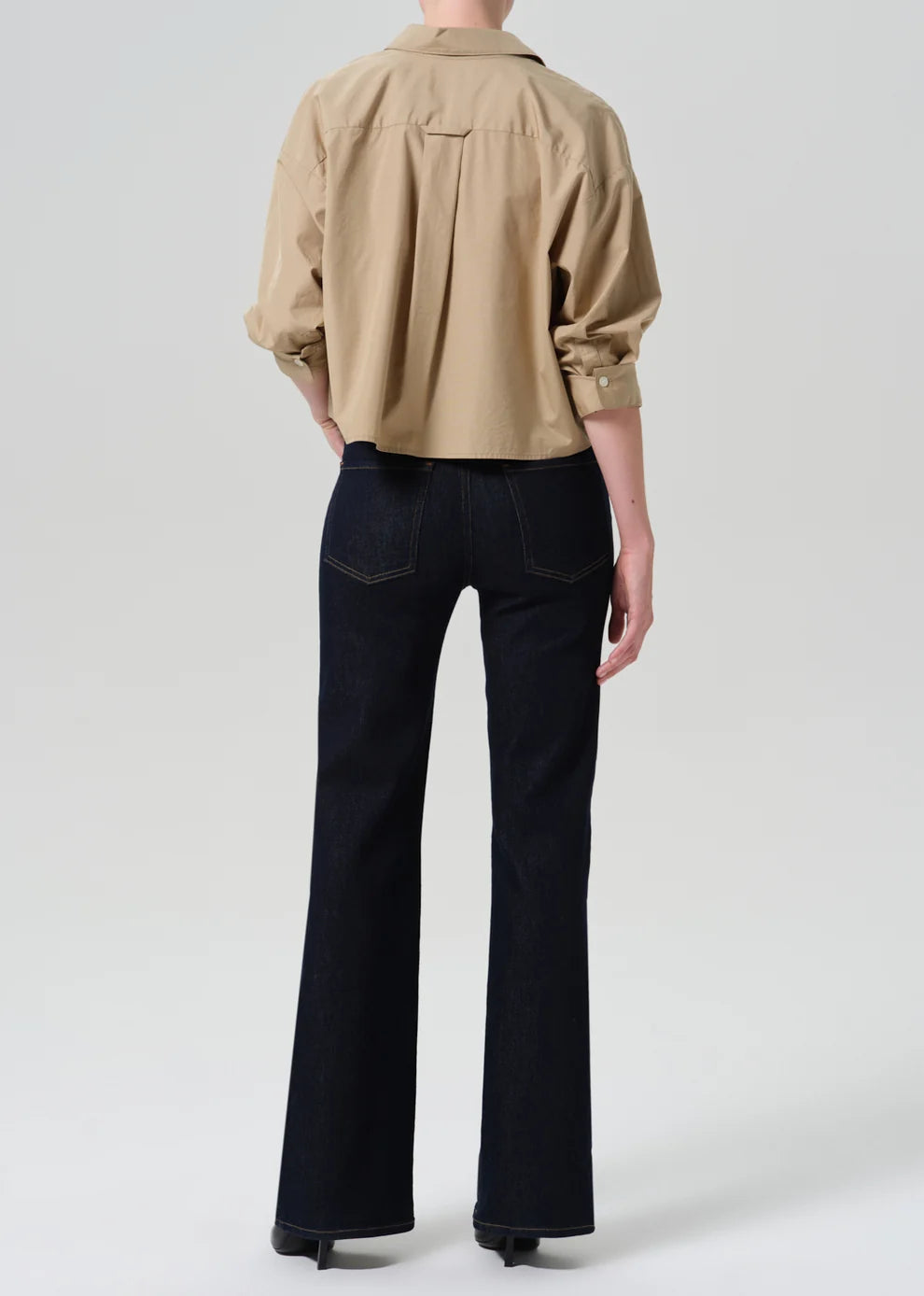 Lilah High Rise Bootcut 32.5" In Inky Rinse