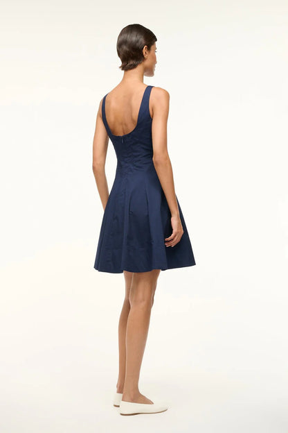 Wells Mini Dress in Navy