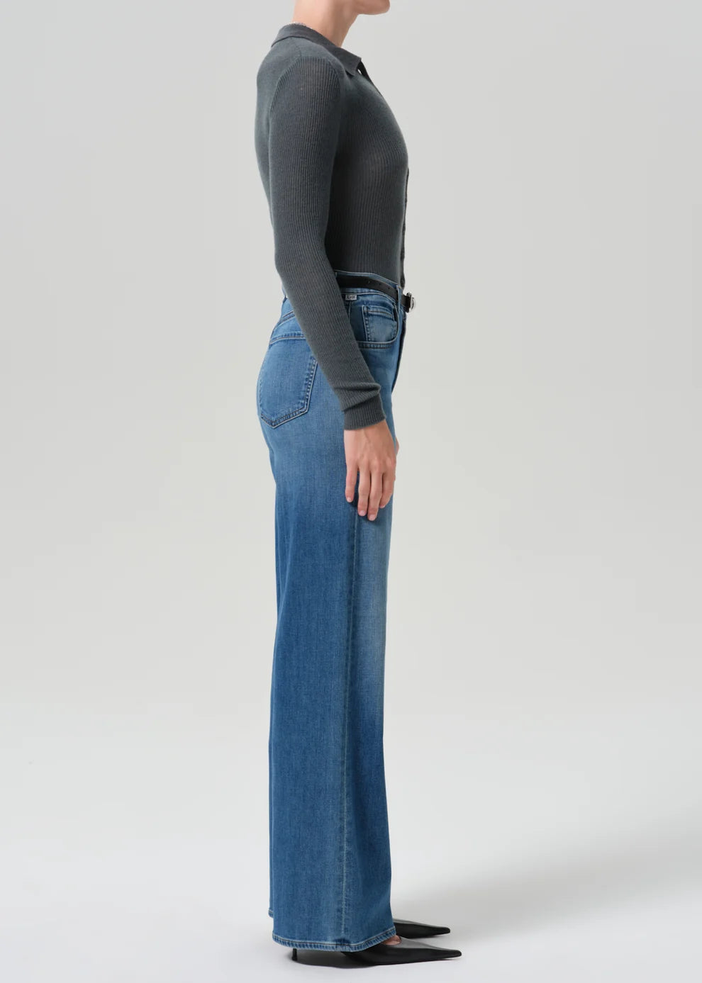 Lyra Long Wide Leg in Candle Light