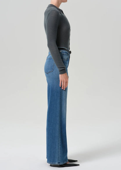 Lyra Long Wide Leg in Candle Light