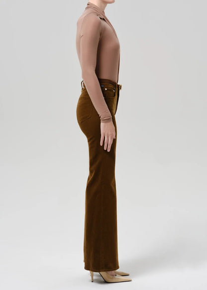 Kimberly 70's Flare Corduroy In Manuka