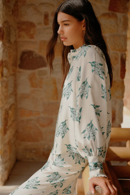 Seema Pant in Emerald Blossom