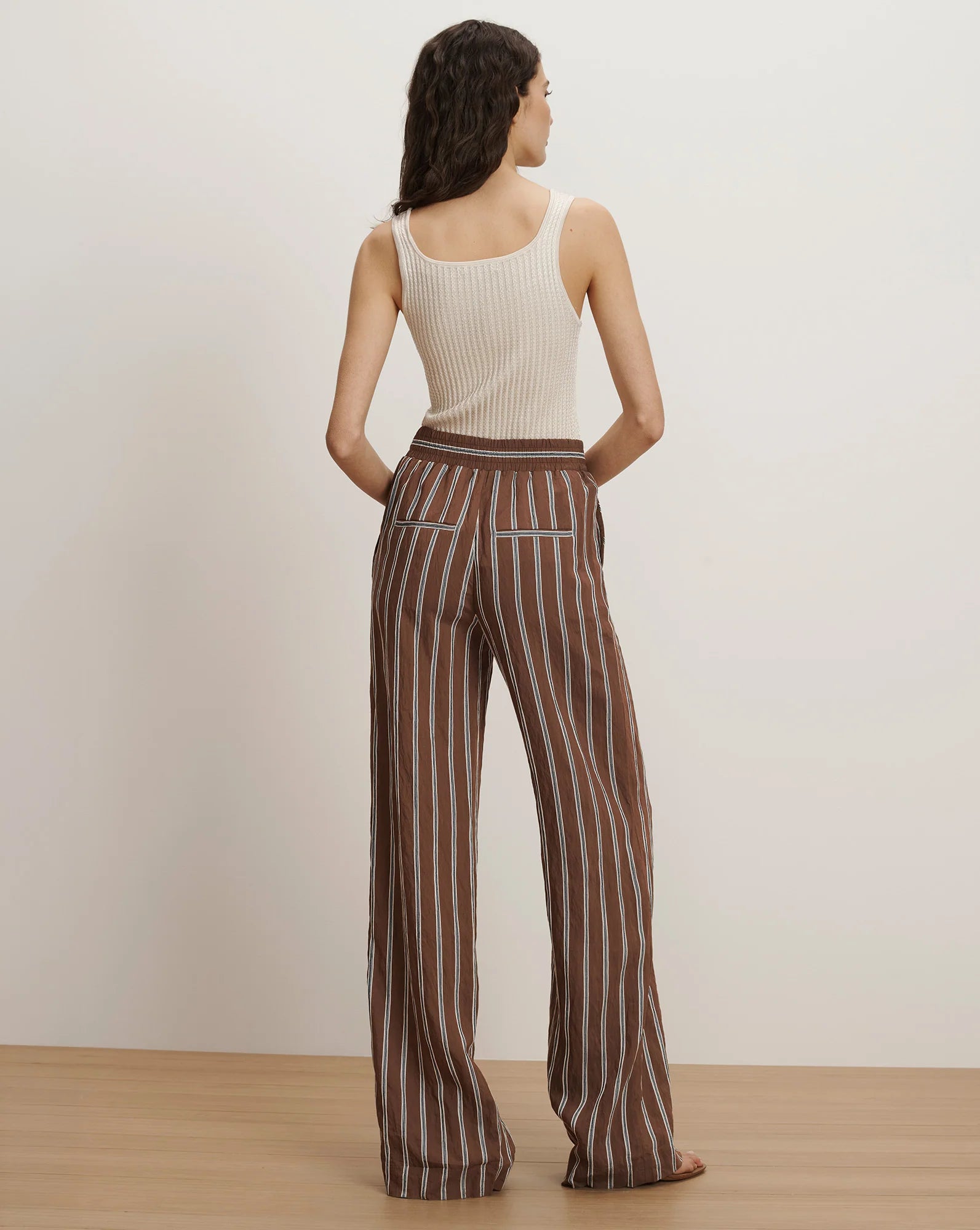 Carraway Wide-Leg Pant in Dark Mocha