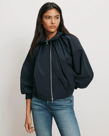 Circe Bubble Jacket in Navy