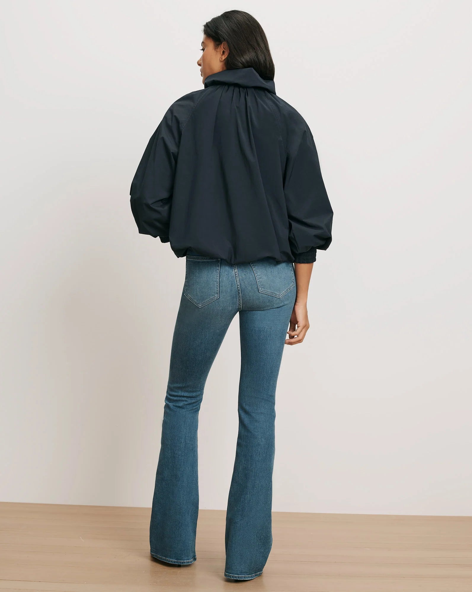 Circe Bubble Jacket in Navy