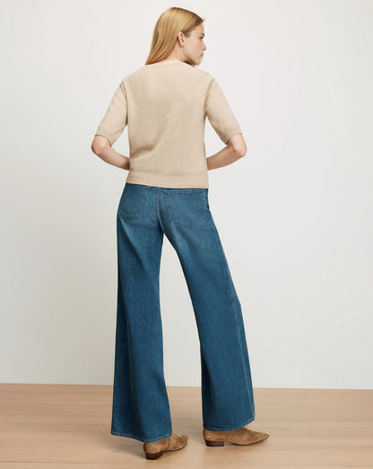 Shana Cashmere Sweater in Oatmeal