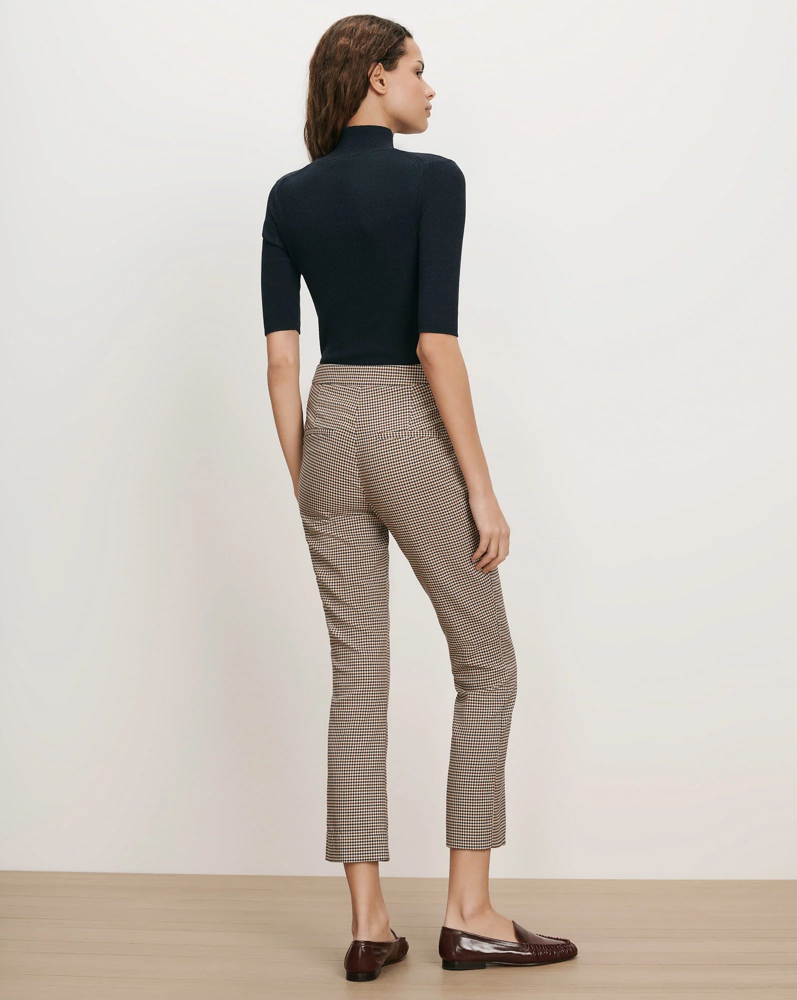 Arte Kick-Flare Pant in Rust/Navy