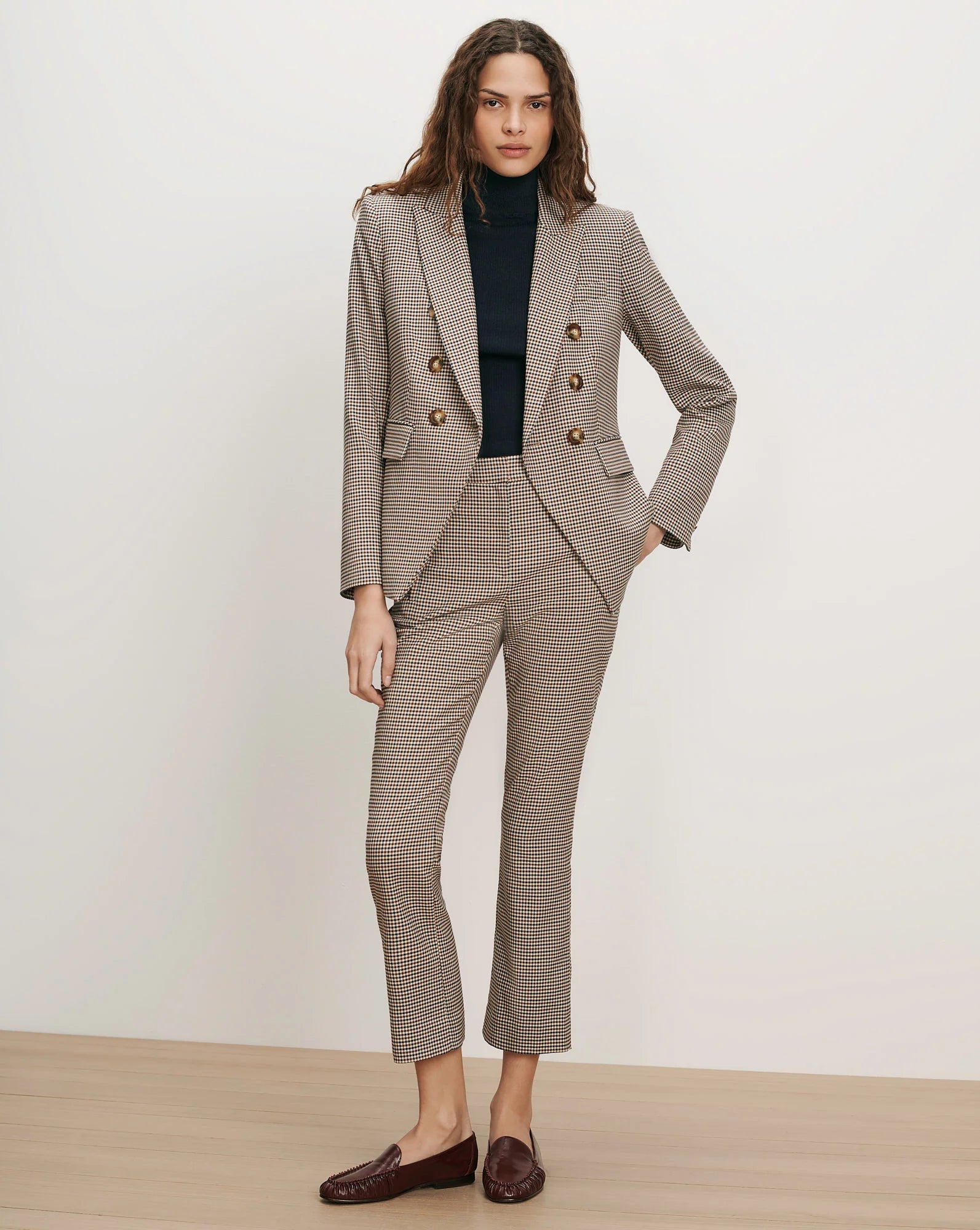 Arte Kick-Flare Pant in Rust/Navy