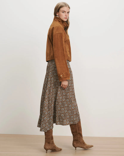 Bateman Suede Jacket in Acorn