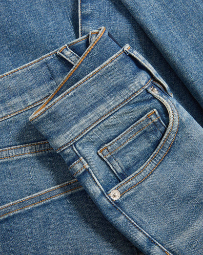 Crosbie Slim Wide-Leg Jean in Memory Lane