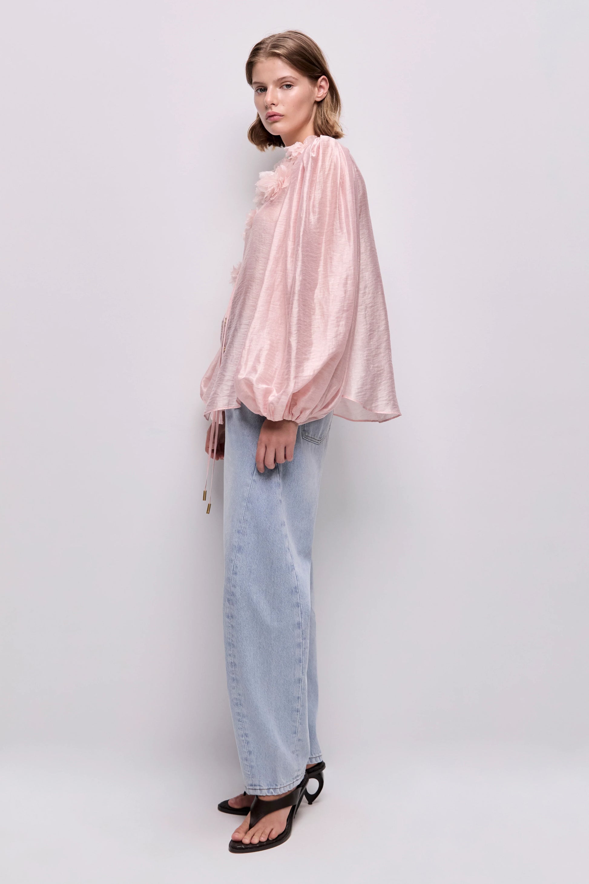 Demi Blouse in Tea Blossom