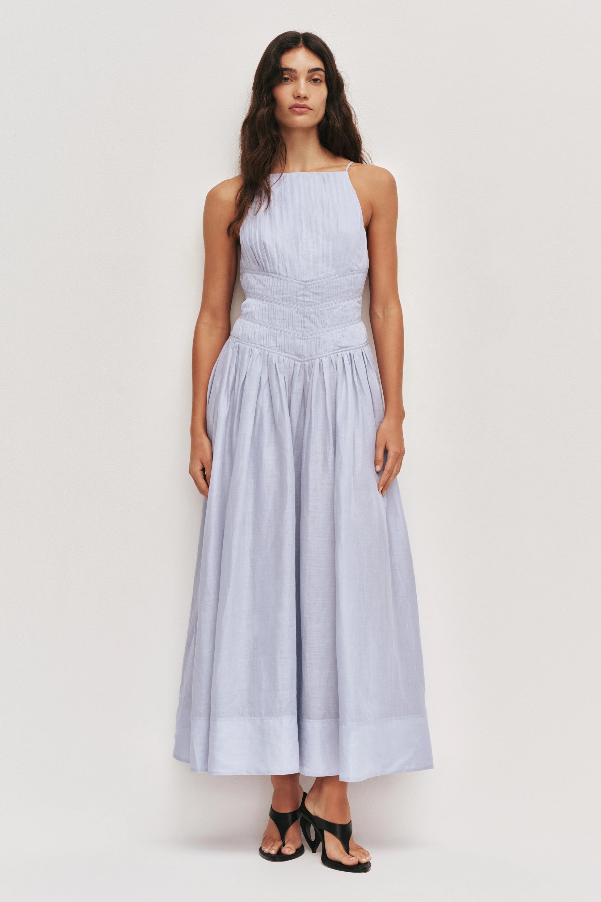 Helene Maxi Dress in French Blue