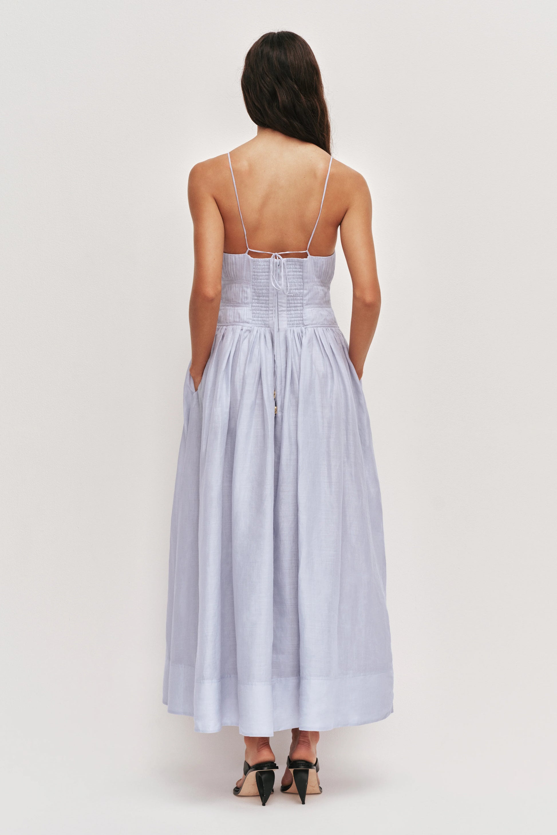Helene Maxi Dress in French Blue