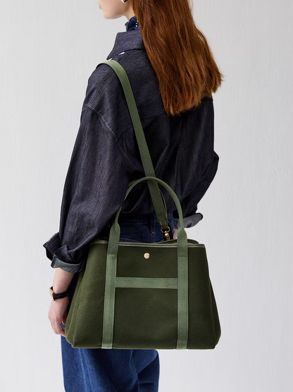 Traversée Whip Olive Flannel (S, M, or L)