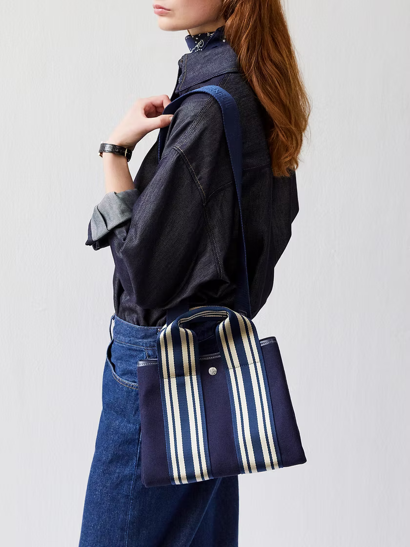Traversée Navy Equestrian Flannel