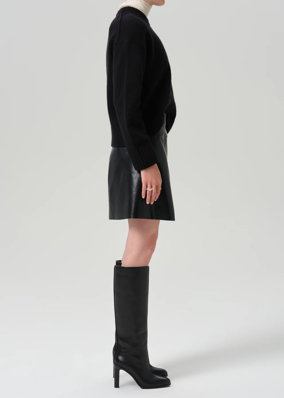 Soraya Recycled Leather Skirt