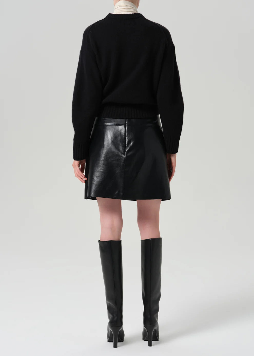 Soraya Recycled Leather Skirt