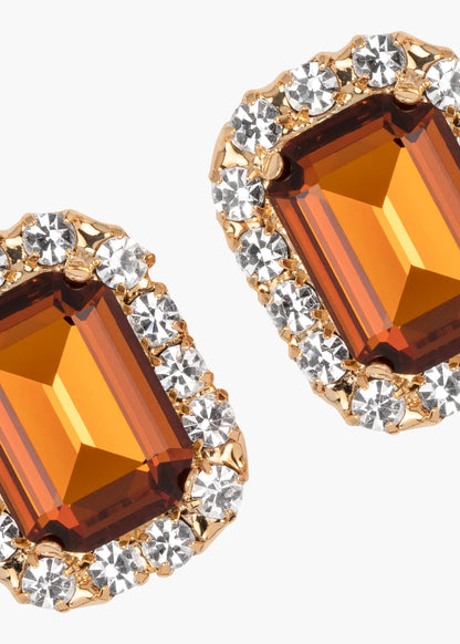 Diana Studs in Topaz