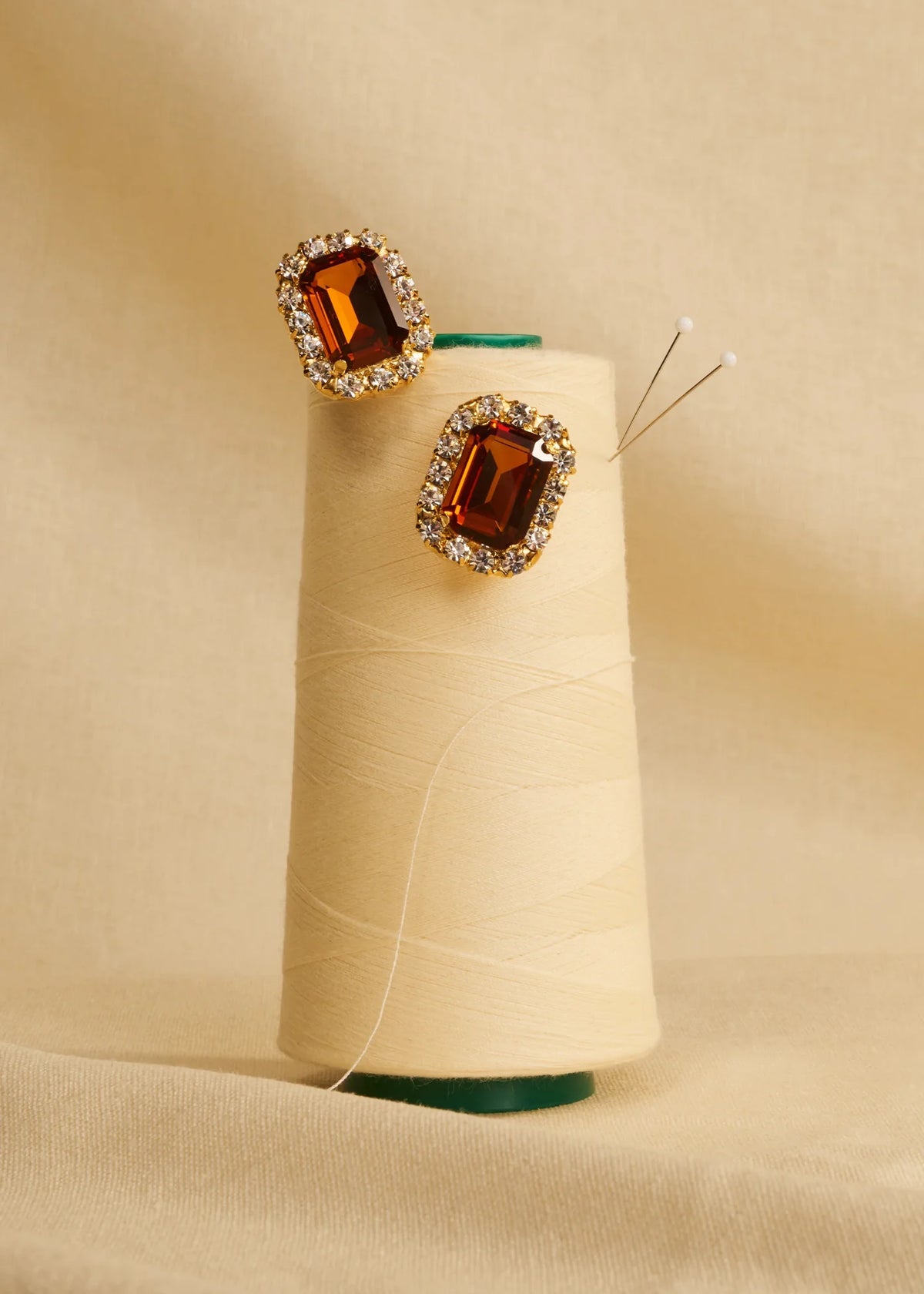 Diana Studs in Topaz