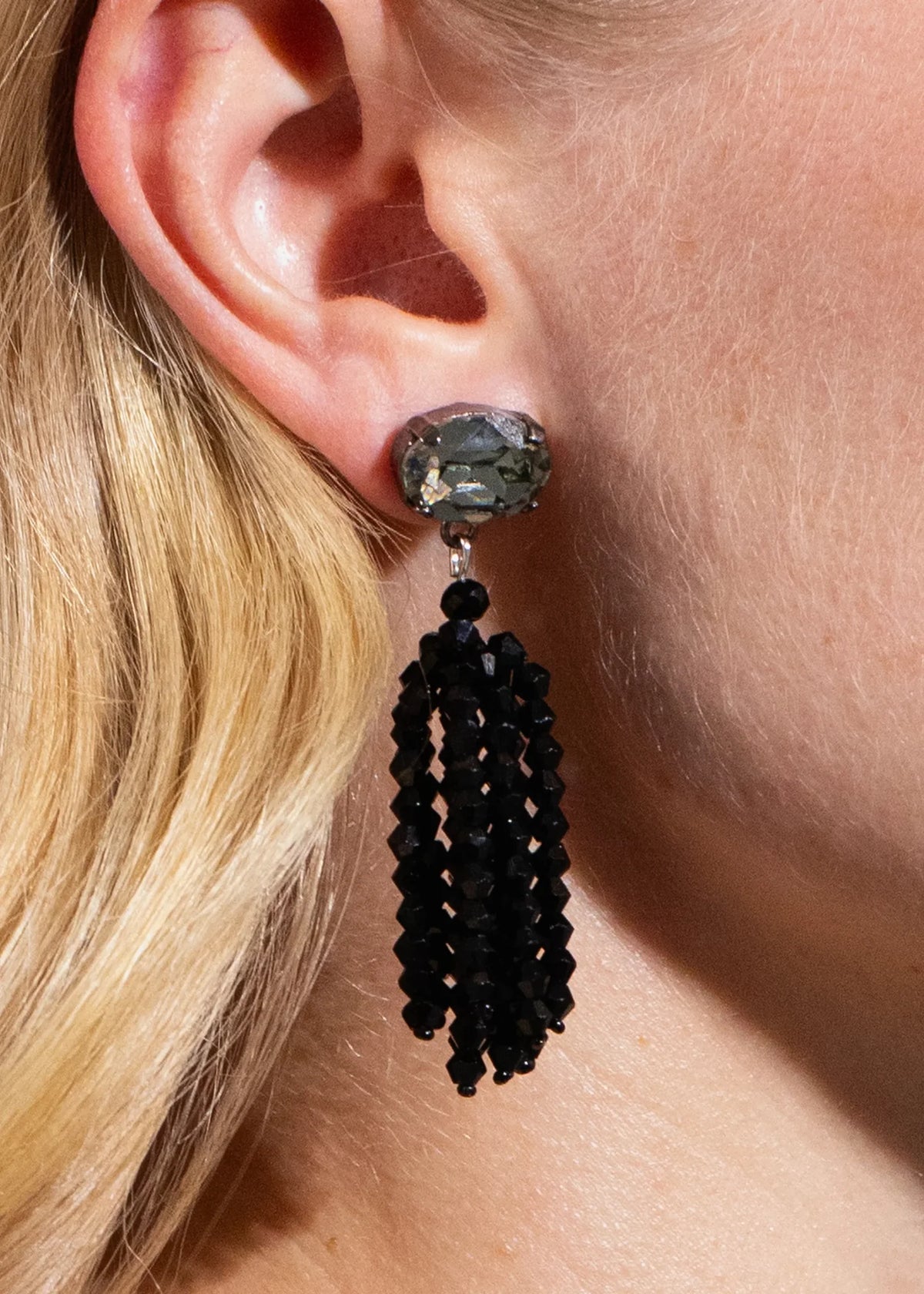 Ryah Earrings in Black Diamond