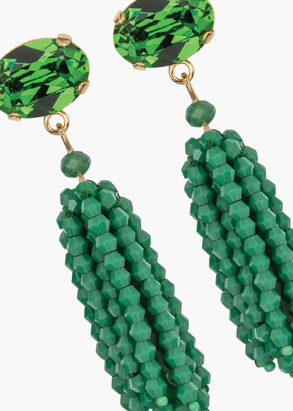 Ryah Earrings in Fern