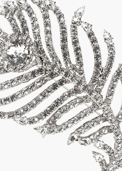 Pluma Brooch in Crystal