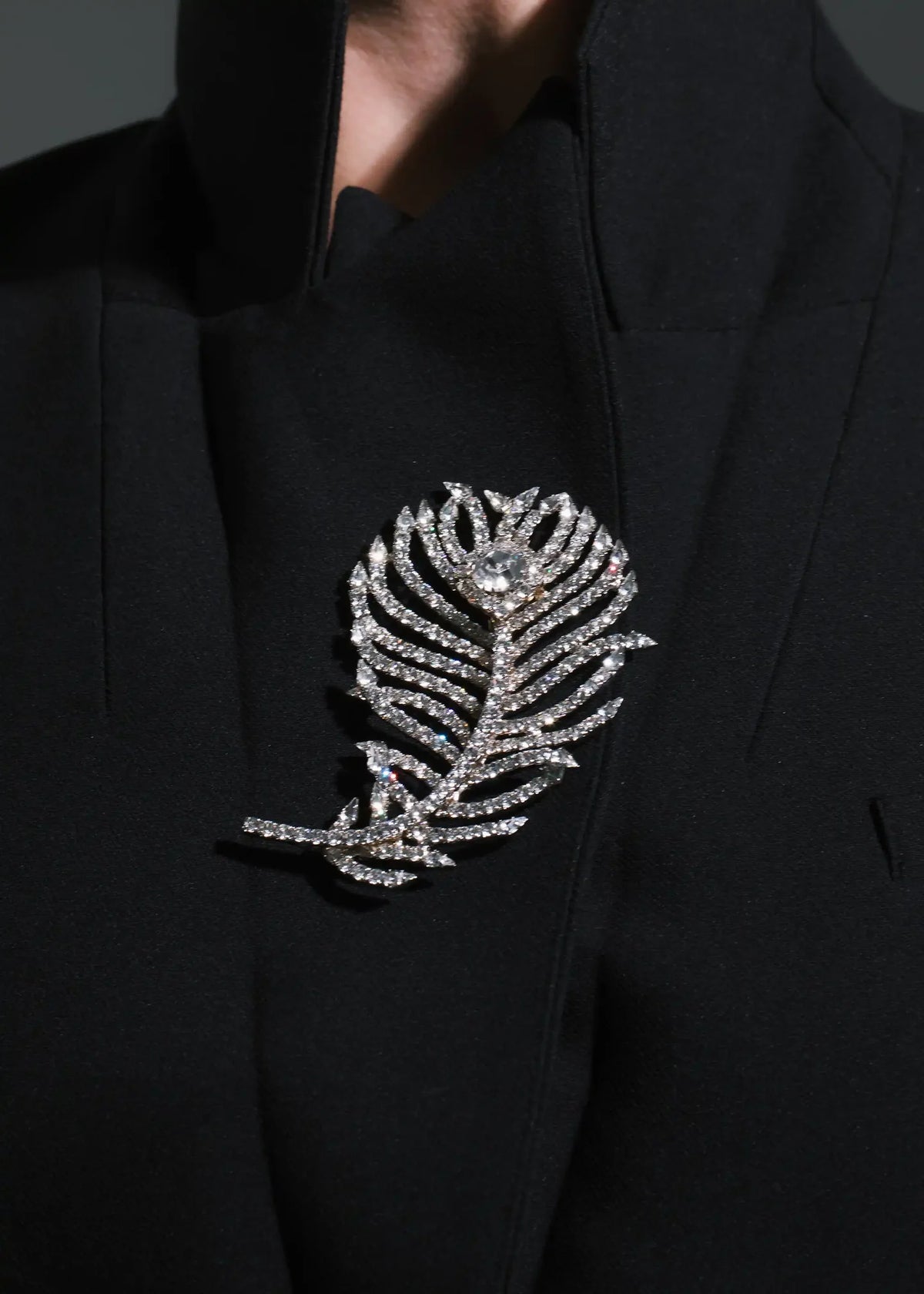 Pluma Brooch in Crystal