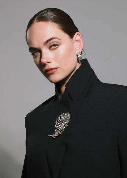 Pluma Brooch in Crystal