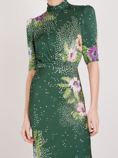Adele B Dress in Silva Scatter