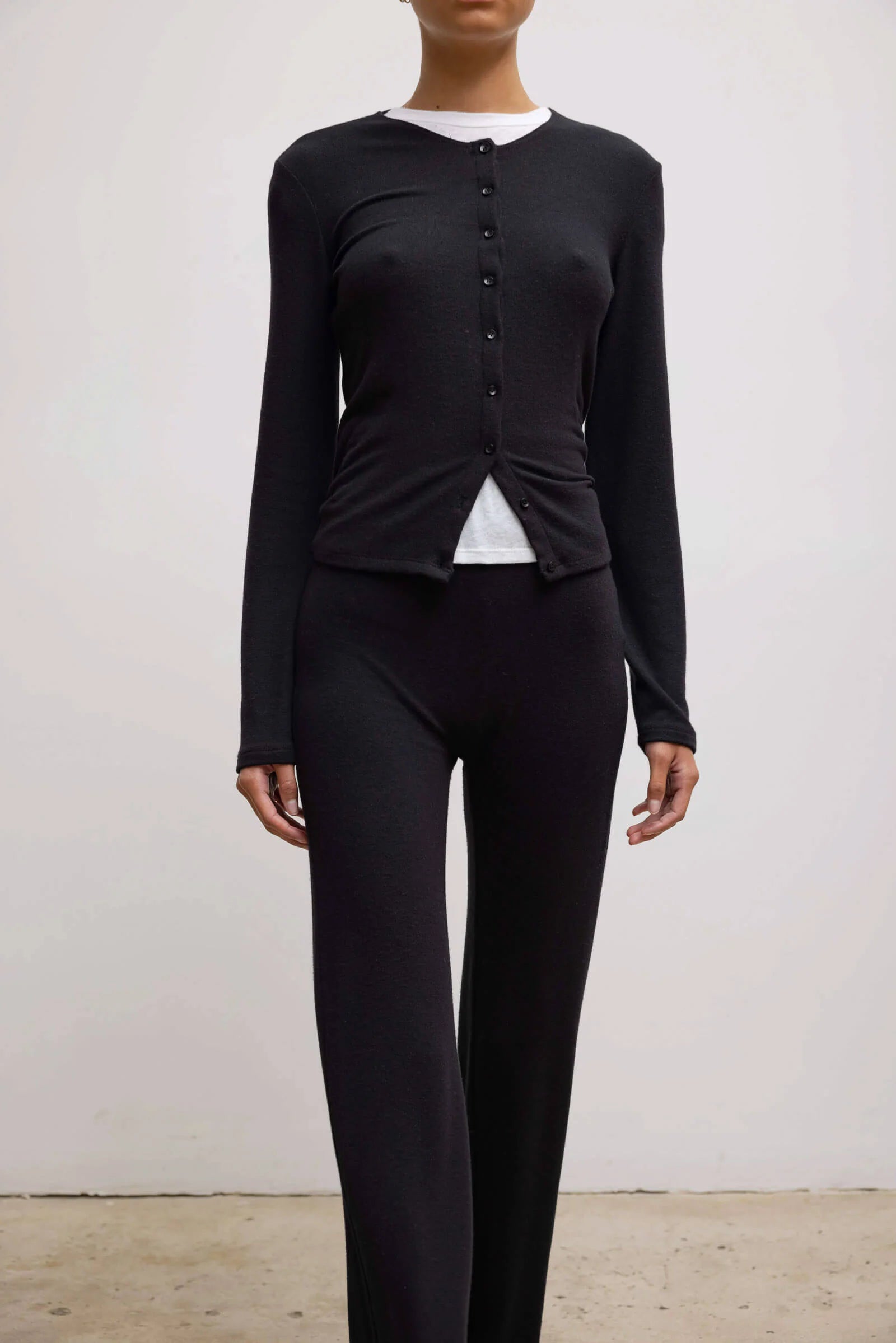 Lauren Classic Cardigan in Black