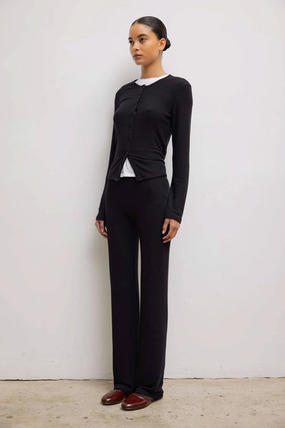 Lauren Classic Cardigan in Black