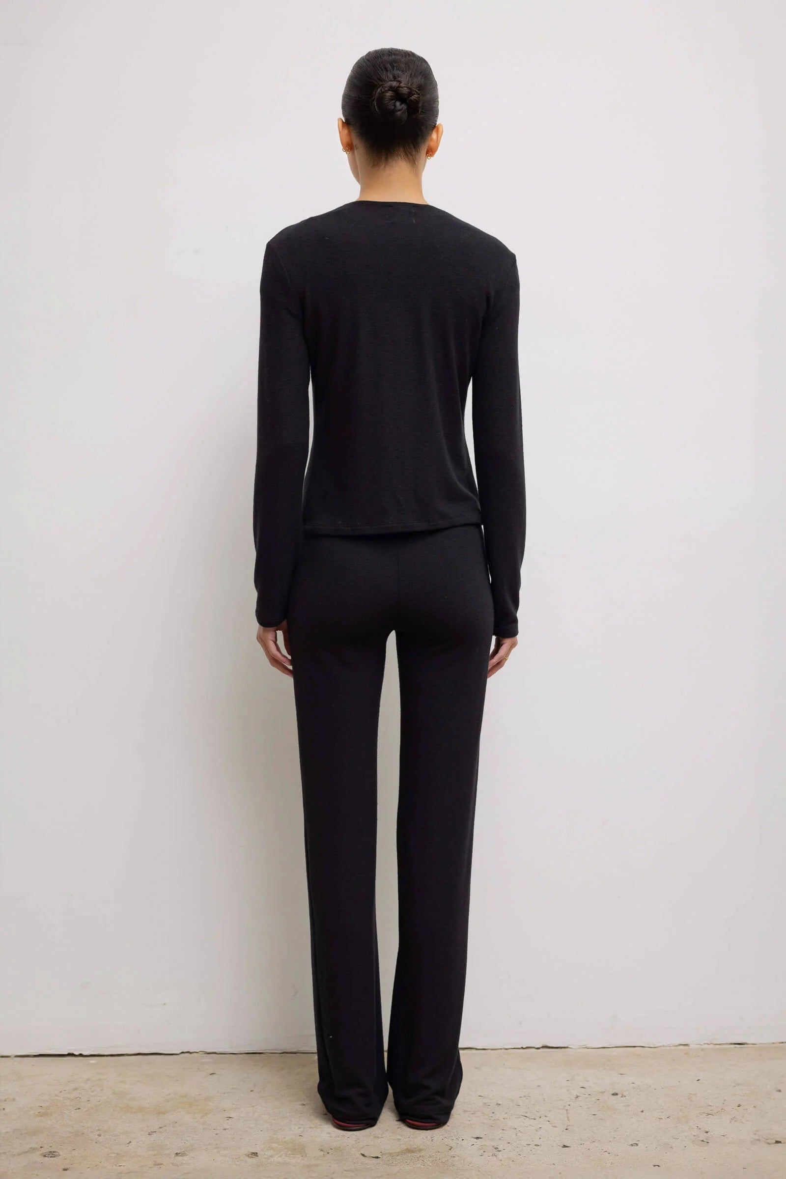 Lauren Classic Cardigan in Black