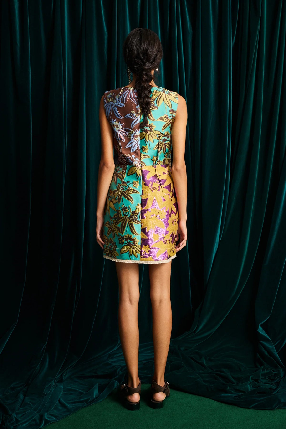 Bodie Jacquard Mini Dress by Alémais