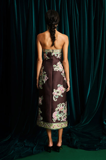 Josie Bodice Midi Dress by Alémais