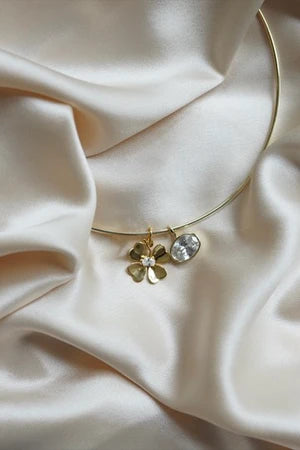 Golden Clover Charm