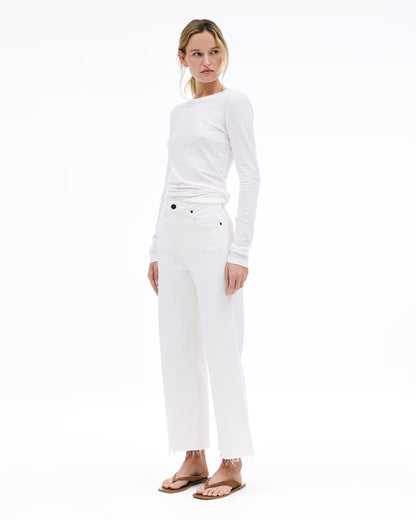 Grace Crop in Natural White