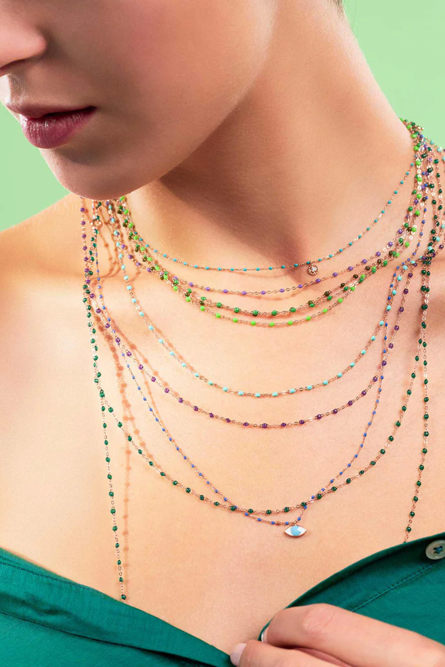 Classic Gigi Mauve Necklace
