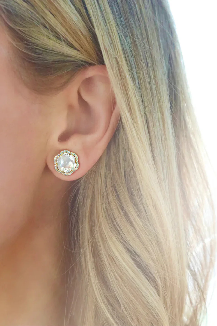 Clementine MOP Stud