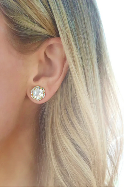 Clementine MOP Stud