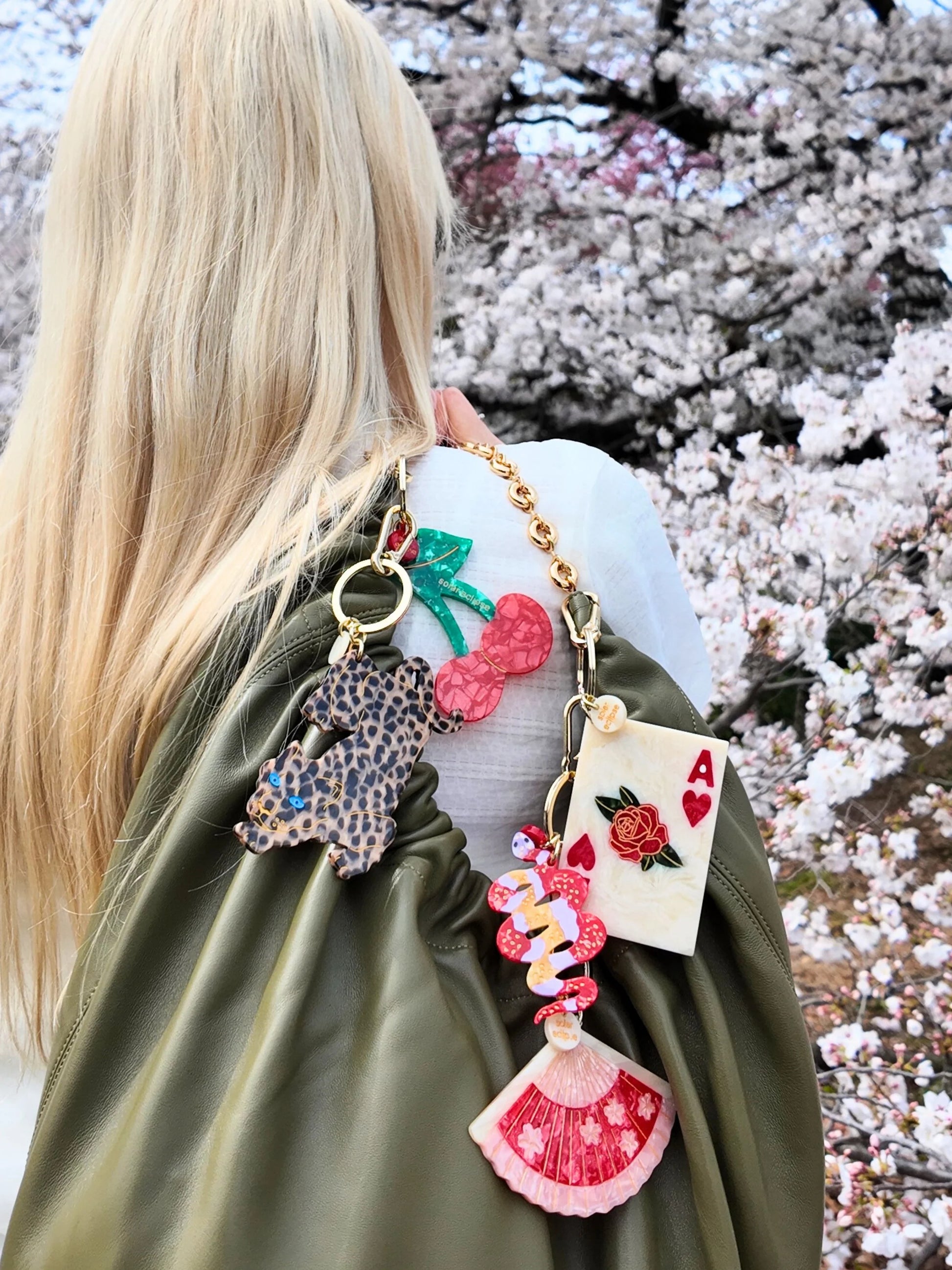 Cherry Bag Charm & Keychain