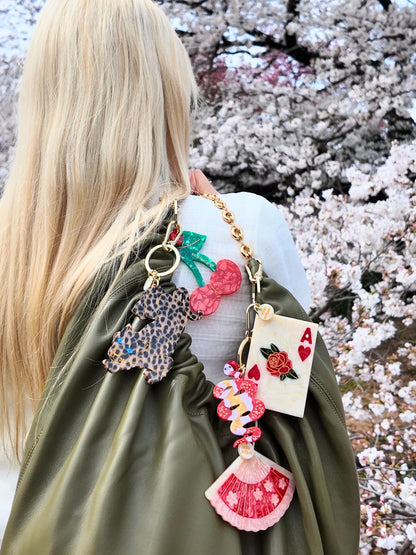 Cherry Bag Charm & Keychain