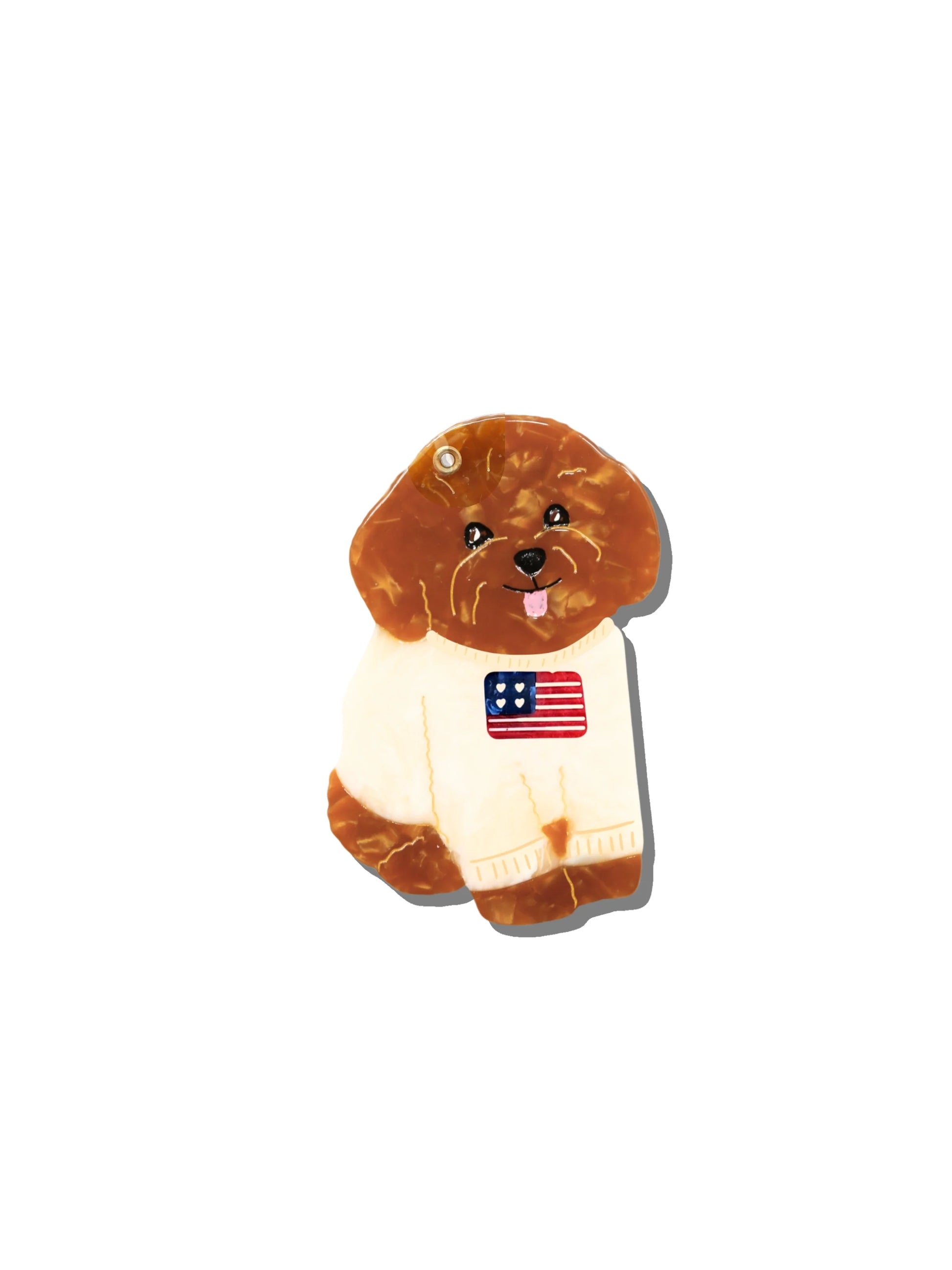Americana Puppy Compact Mirror