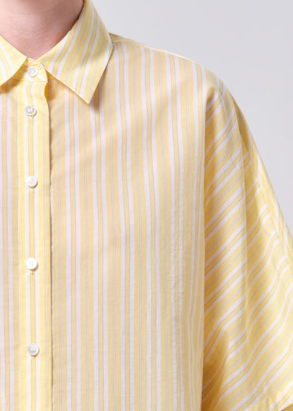 Merrin Shirt in Wirrel Stripe/Lemon Drop