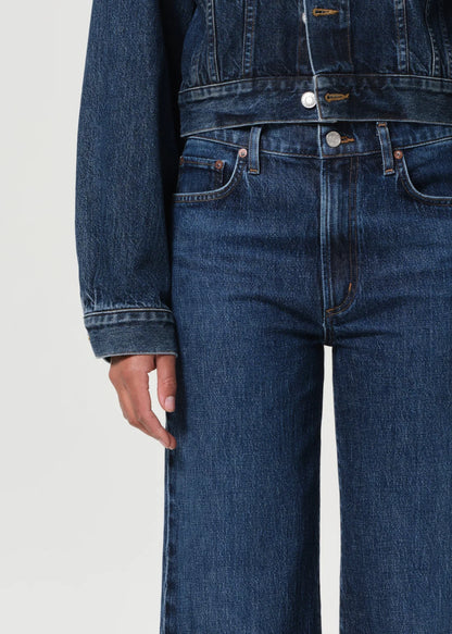 Harper Straight Jean (stretch) in Echo