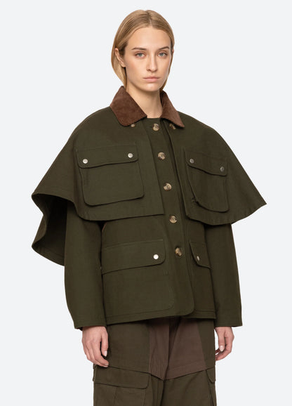 Tristan Jacket in Army