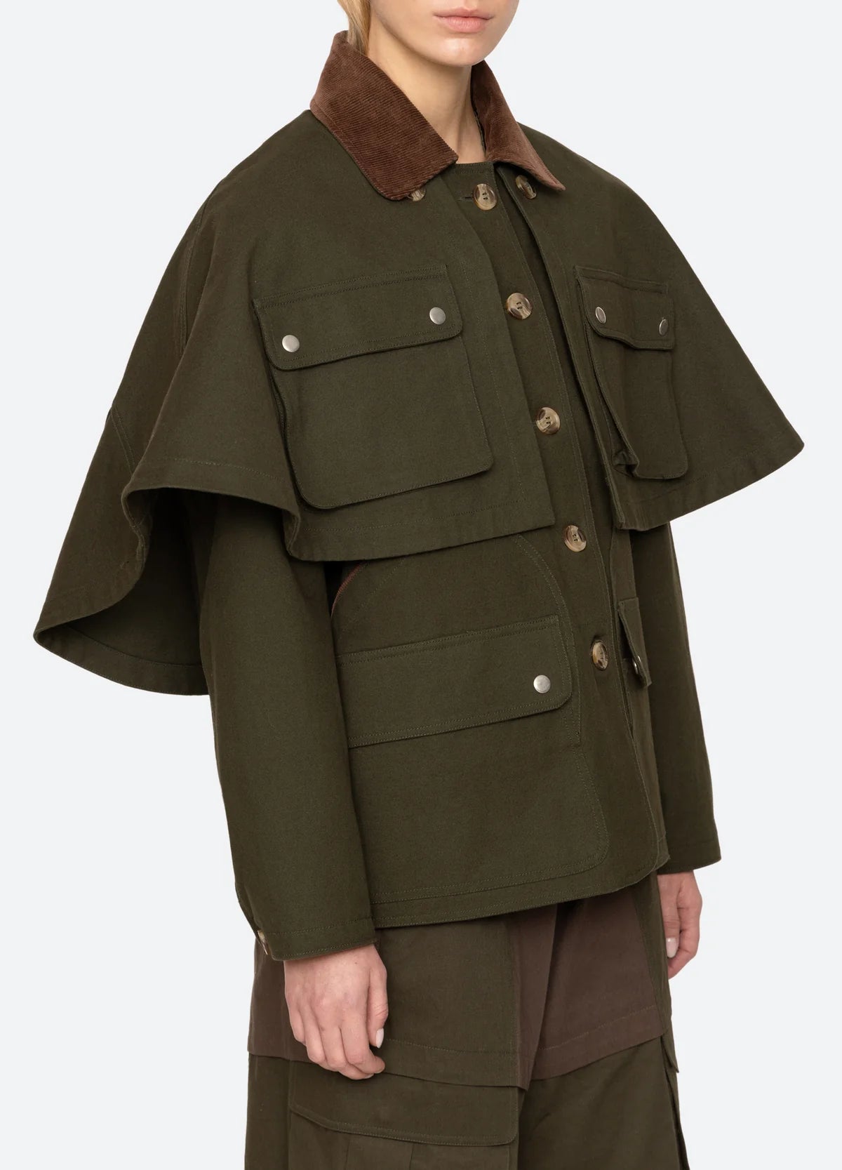 Tristan Jacket in Army