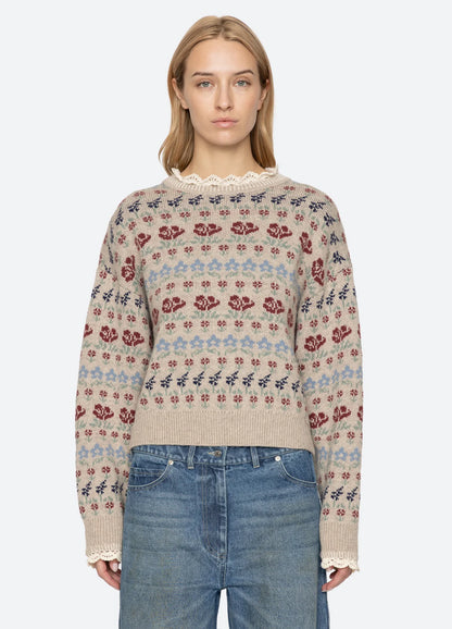Preston Sweater in Cream