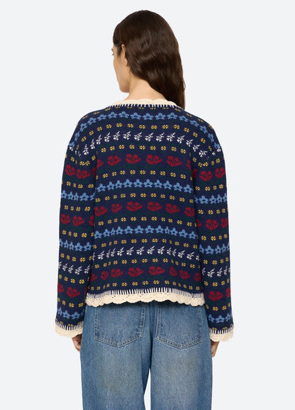 Preston Cardigan in Navy